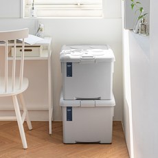 프랑코홈 국내 제조 리빙박스, 그레이, 62L, 2개