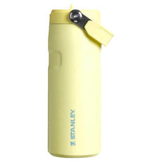 STANLEY IceFlow Aerolight 摺疊吸管杯，470ml，保冷8小時，保冰40小時，超輕量技術，食品級不鏽鋼，易於攜帶的手柄, 萊姆黃, 1個
