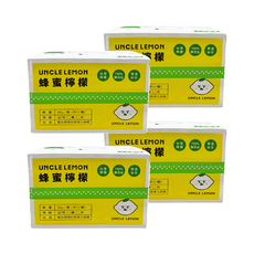 UNCLE LEMON 檸檬大叔 蜂蜜檸檬膠囊 12入 台灣檸檬 100%無添加 常溫保存, 396g, 4盒