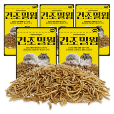 햄슴펫 고슴도치 햄스터 건조밀웜 간식, 150g, 5개