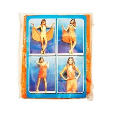 Girl 女款 超涼爽可穿式冰絲吊帶浴巾睡衣, 70x140cm, 45公斤~75公斤適用, 70 x 140cm, 顏色隨機