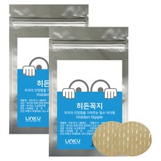 히든꼭지 니플패치 밴드 60p, 2개