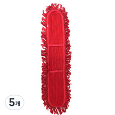 월드크린 리스킹 적색 다용도걸레 105cm, 5개
