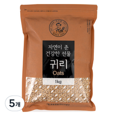 귀리팜 정읍명품 귀리, 1kg, 5개