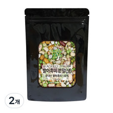 스쿨아이 발아흑미 분말 생 국내산, 200g, 2개