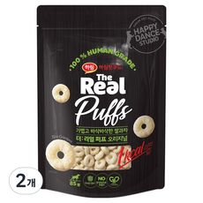 하림펫푸드더리얼 강아지 퍼프 쌀과자, 오리지널, 85g, 2개