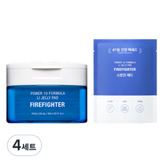 잇츠스킨 파워 10 포뮬라 엘아이 젤리 패드 감초줄렌 120ml 70p + 리필 30p 세트, 4세트
