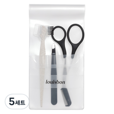 루이본 눈섭정리 3종세트, 5세트, 블랙
