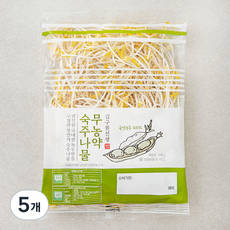 김구원선생 무농약 인증 숙주나물, 200g, 5개