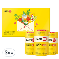 종근당건강 락토핏 골드 가정의 달 선물세트 300g, 3세트
