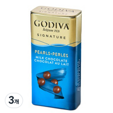 고디바 밀크 펄 초콜릿, 43g, 3개