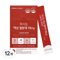 마미앤대디 임산부 마시는 액상 철분제 30p, 12개, 240ml