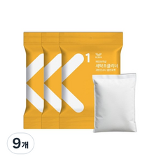 레인보우샵 세탁조클리너 클린포켓, 400g, 9개