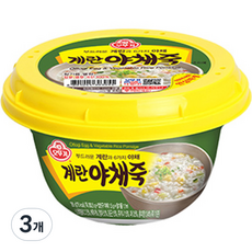 오뚜기 계란야채죽, 285g, 3개