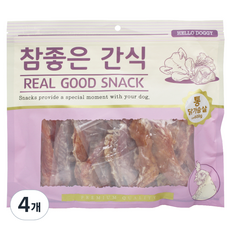 참좋은간식 헬로도기 강아지 간식 600g, 통닭가슴살,