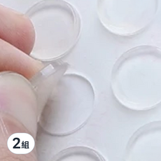 防撞粒 Set 50個, 矽膠材質, 半球型/圓扁型, 15 x 2mm, 2組