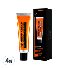MIP 男士BB霜，MINAM CREAM，SPF50+/PA+++，自然遮瑕，防紫外線，保濕, 4條