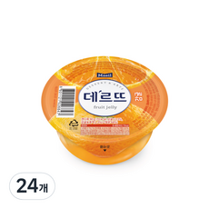 데르뜨 젤리 감귤, 90g, 24개