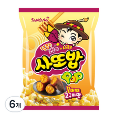 삼양 꿀버터 고구마맛 사또밥, 6개, 52g