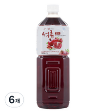 파낙스 참다음 석류 골드 음료베이스, 1.5L, 6개