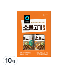 대상 청정원 소불고기양념, 500g, 10개