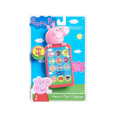 Peppa Pig 粉紅豬小妹 聲光手機，每個按鍵皆會發光，每個按鍵有不同的音效, 混合色, 1入