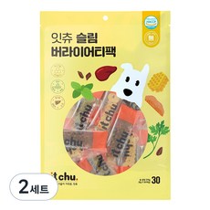 핏펫 The 잇츄 슬림 버라이어티팩 강아지 덴탈개껌 270g, 옐로우 + 브라운 + 그린, 2세트