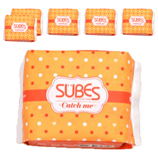 SUBES Catch me系列瞬吸薄蝶翼型衛生棉, 中型(24cm), 14片, 6包