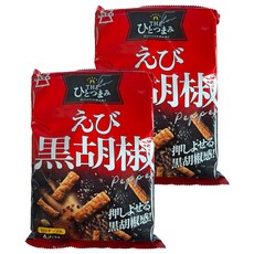 岩塚製菓 海老米果 黑胡椒風味, 80公克, 80g, 2包