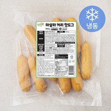자연도씨 마살라 커리 핫도그 (냉동), 800g, 1개