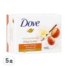 Dove 多芬 香皂 乳木果, 100g, 5盒