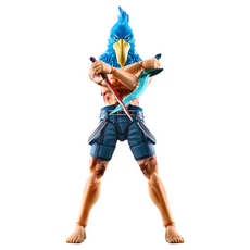 BANDAI SHF 香格里拉 開拓異境 糞作獵手挑戰神作 桑樂, 已塗裝可動完成品, 全高約150mm, PVC ABS材質, 1個