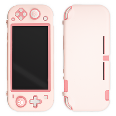 JAMMON Nintendo Switch Lite 專用馬卡龍硬殼套裝, LTC01-PK, 粉紅色, 1組