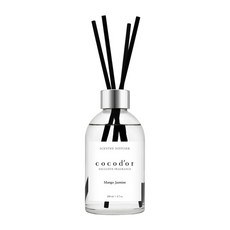 COCODOR 珂珂朵爾 WHITE LABEL系列擴香瓶，簡約瓶裝設計，芒果茉莉香氣，200ml, 芒果茉莉, 1組