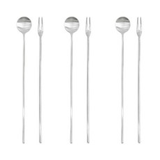 해모 빼빼로 롱 티스푼 3p + 티포크 3p, 1세트, 스푼 3p + 포크 3p 1세트, 스푼 3p + 포크 3p