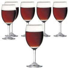 Ocean Glass 標準型紅酒杯 6入, 玻璃材質, 240ml, 泰國製, 6個