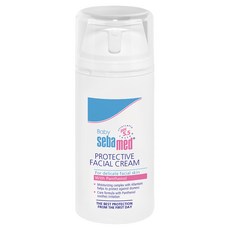 Baby sebamed 施巴嬰兒全效柔護面霜，含玻尿酸、維他命B5、維他命E及尿囊素，舒緩不適, 100ml, 1瓶