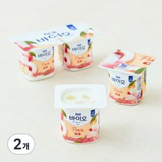 매일바이오 백도 요거트, 340g, 2개