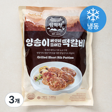 삼양 임꺽정 양송이버섯이 들어간 떡갈비 (냉동), 1000g, 3개