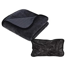 無品牌 蝌蚪吸水布 60 x 30cm 超細纖維 強力吸水 不留水痕 洗車布 擦車布 抹布 2入, 2個