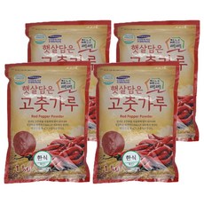 일년래래 햇살담은 중국산 한식용 고춧가루, 1kg, 4개