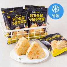 미트리 닭가슴살 구운주먹밥 계란야채 (냉동), 100g, 7개