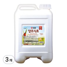 샘표 합성향 없는 양조식초, 15L, 3개