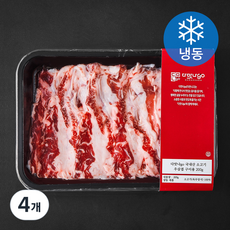 다맛나go 국내산 소고기 우삼겹 2등급 구이용 (냉동), 200g, 4개