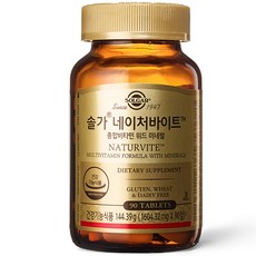 솔가 네이처바이트 종합비타민 위드 미네랄, 90정, 1개