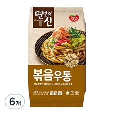 동원 면발의신 볶음우동 2인분, 401.6g, 6개