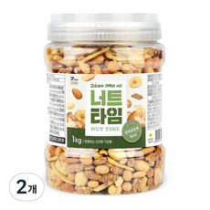 투데이넛 너트타임 그린, 1kg, 2개