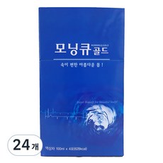 모닝큐 골드 쾌변 숙변 장청소 음료, 100ml, 24개