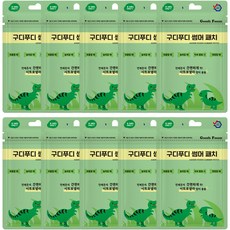 구디푸디 유아용 썸머패치 밴드 스티커 18p 세트, 공룡, 10개