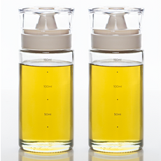 키텐실 시노글라스 신형 오일 병 베이지, 170ml, 2개